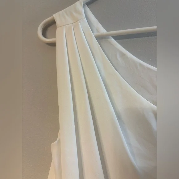 Max & Cleo White One Shoulder Sundress - Picture 4 of 10